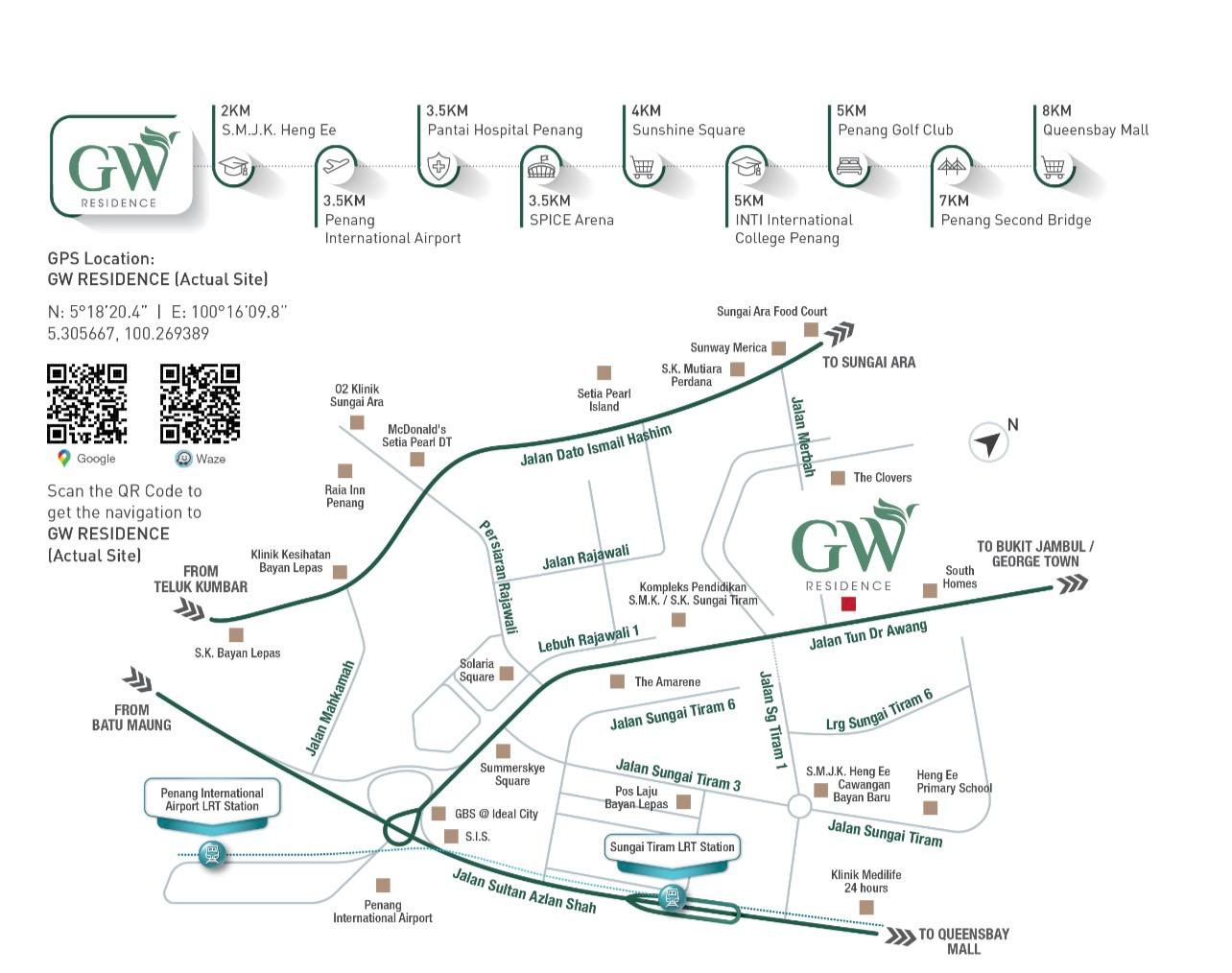 Goodwood Residence location map